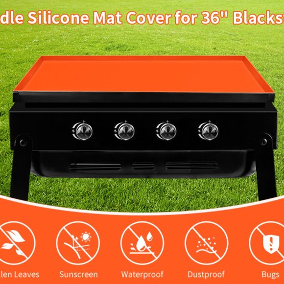 36 Inch Heavy Duty Food Grade Silicone Griddle Buddy Mat - Picture 4 of 11